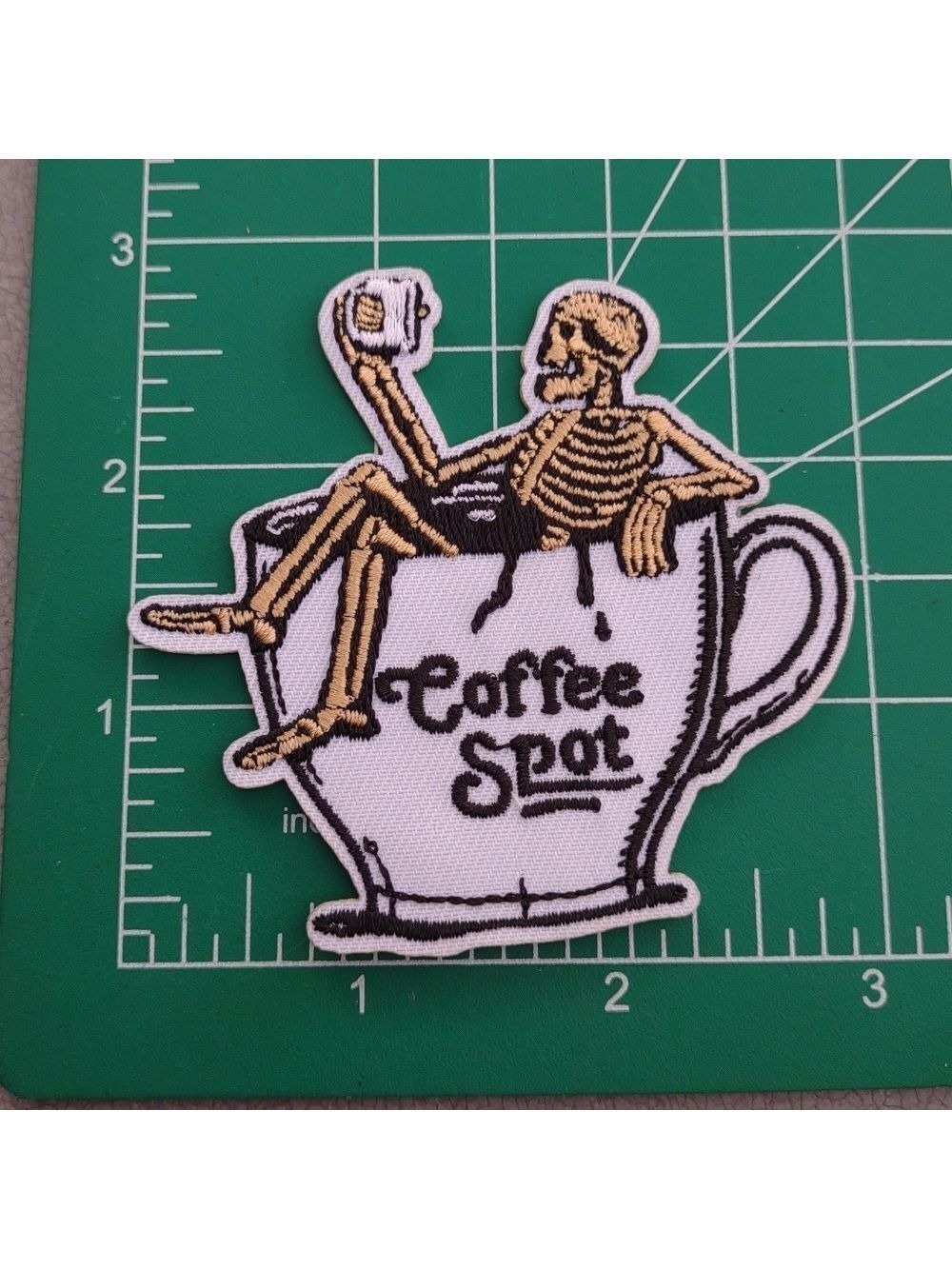 2/$10 Skeleton Coffee Spot Patch